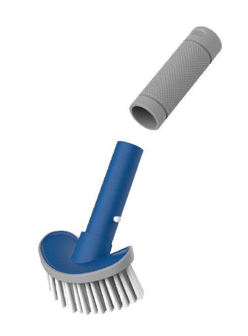 Spa and Hot Tub Brush Close Up