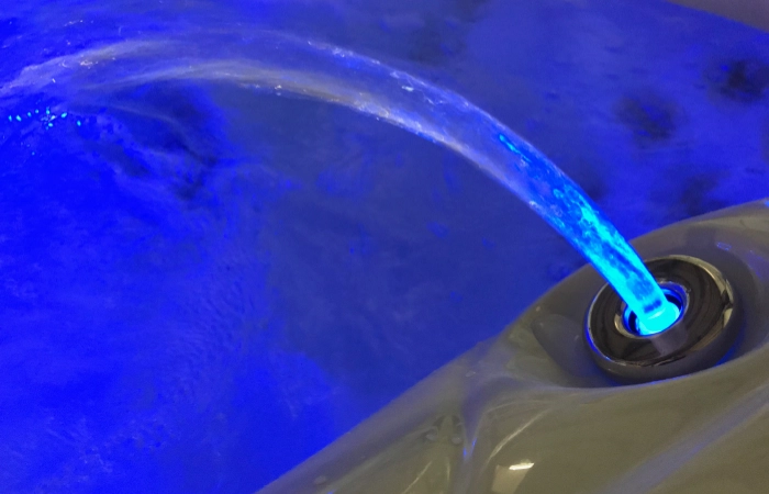 Back-lit Fountain Jets & Water Features