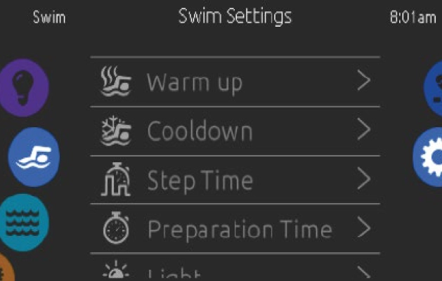 SwimCoach screen 2