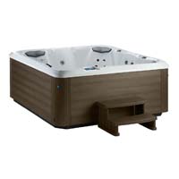 garden 642l alpine white brown side steps