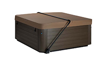 garden 742 alpine white brown cover on